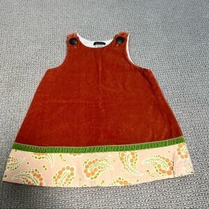 Abe jones velour and paisley sleeveless lined dress - 4